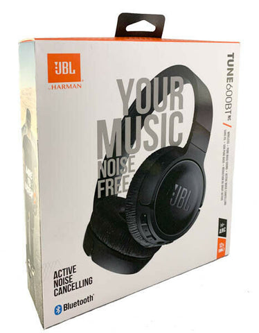 JBL TUNE 600BTNC Wireless Bluetooth On-Ear Noise Cancelling Headphones - Black