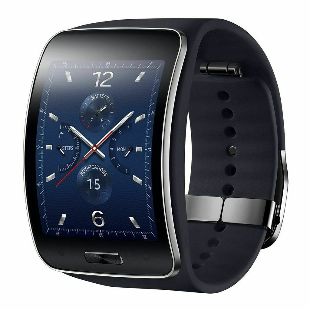 gear s sm r750 Samsung Galaxy Gear S SM-R750 Curved Super AMOLED Smart Watch - Black