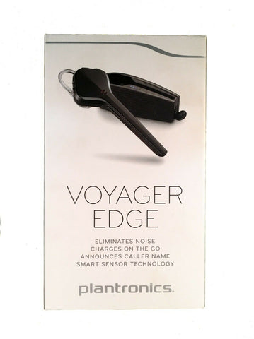 NEW Plantronics Voyager Edge Bluetooth Headset with Charging Case Call ID- Black