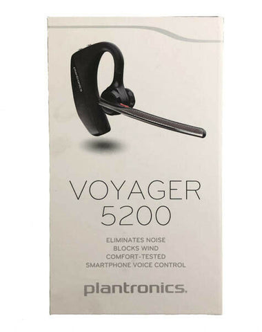 New Plantronics Voyager 5200 Bluetooth Headset w/ Voice Command - Black