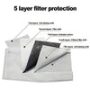 PM2.5 Activated Carbon 5-Ply Replacement Filters for Face Mask with Valve